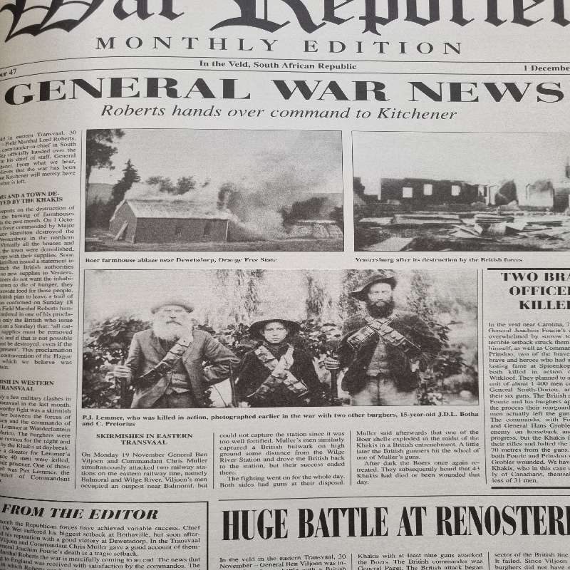 The War Reporter - The Anglo-Boer War through the eyes of the Burghers - J.E.H. Grobler - Large book