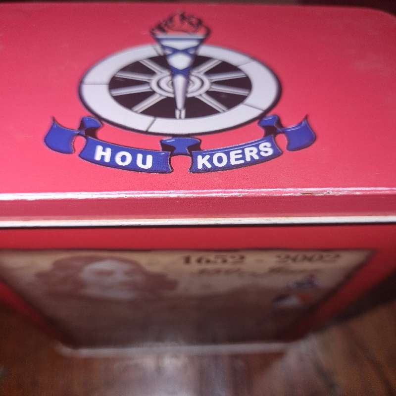 Vintage Hou Koers Voortrekker Koffie Blik - Great Condition