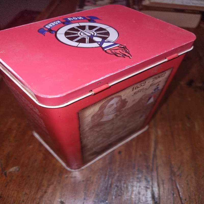 Vintage Hou Koers Voortrekker Koffie Blik - Great Condition