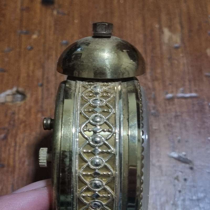 Europa 2 Jewels Germany alarm clock - Working but missing one gong - What you see is what you get