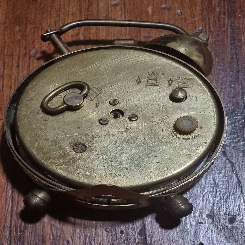 Europa 2 Jewels Germany alarm clock - Working but missing one gong - What you see is what you get