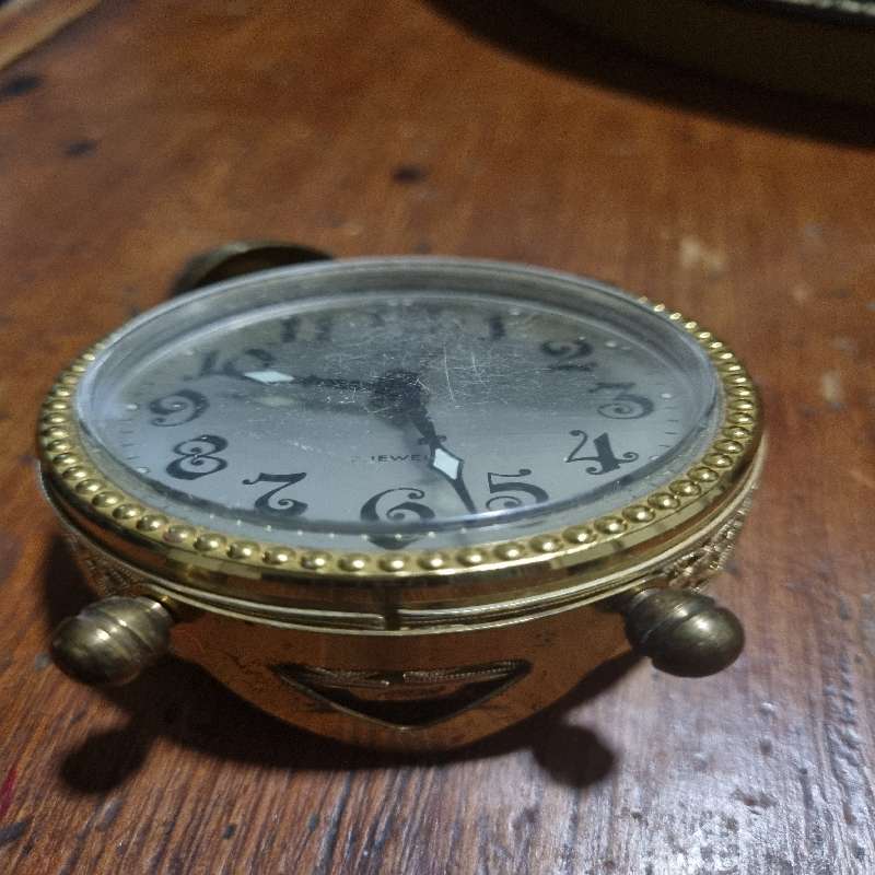 Europa 2 Jewels Germany alarm clock - Working but missing one gong - What you see is what you get