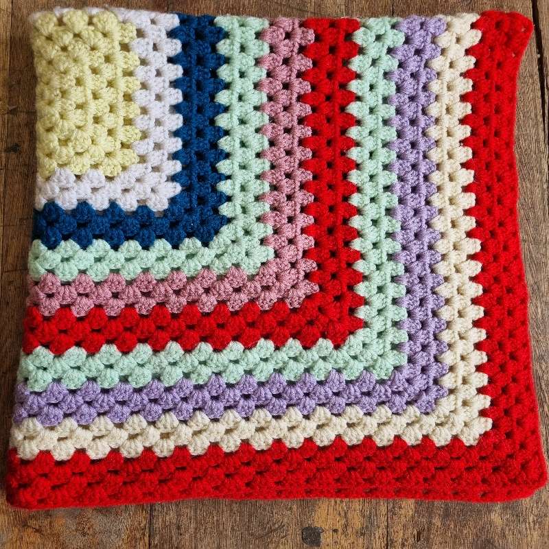 Crochet Blanket - 90cm x 71cm