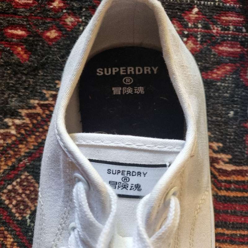 Superdry White Sneakers - Size 6