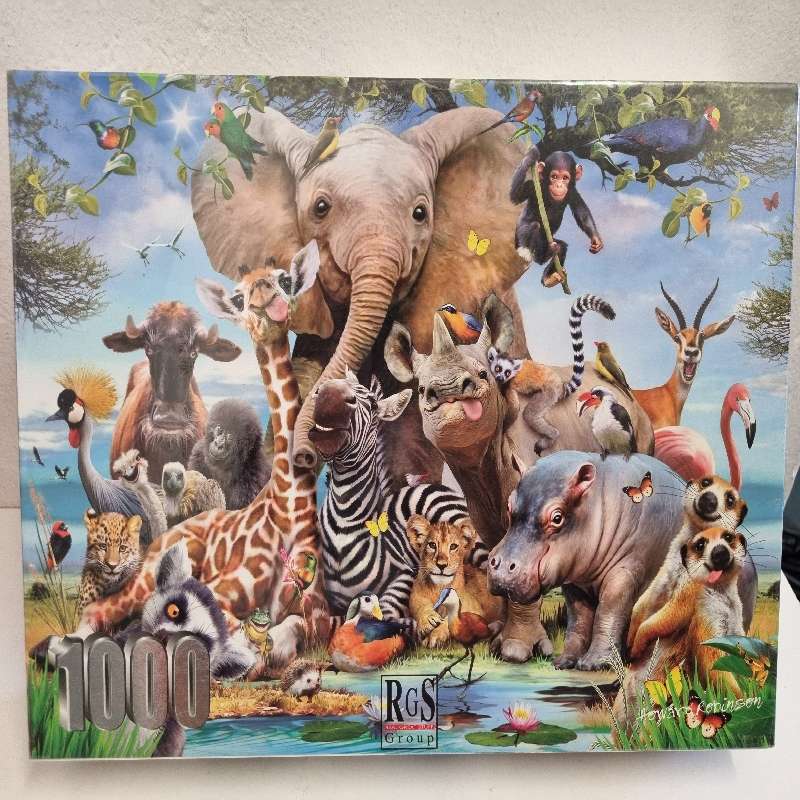 1000 piece puzzle - RGS Group - Africa Selfie - New, Sealed