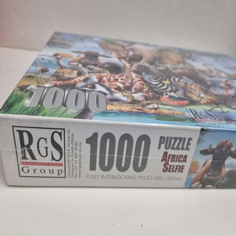 1000 piece puzzle - RGS Group - Africa Selfie - New, Sealed