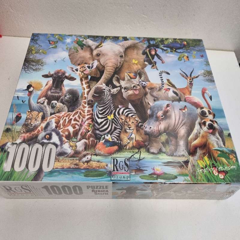 1000 piece puzzle - RGS Group - Africa Selfie - New, Sealed