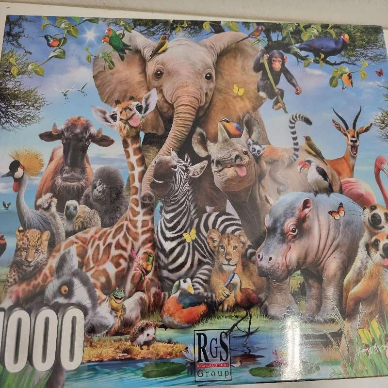 1000 piece puzzle - RGS Group - Africa Selfie - New, Sealed