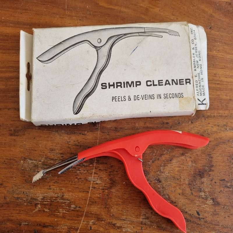 Vintage Shrimp Cleaner - Peels & De-veins in seconds - In original box