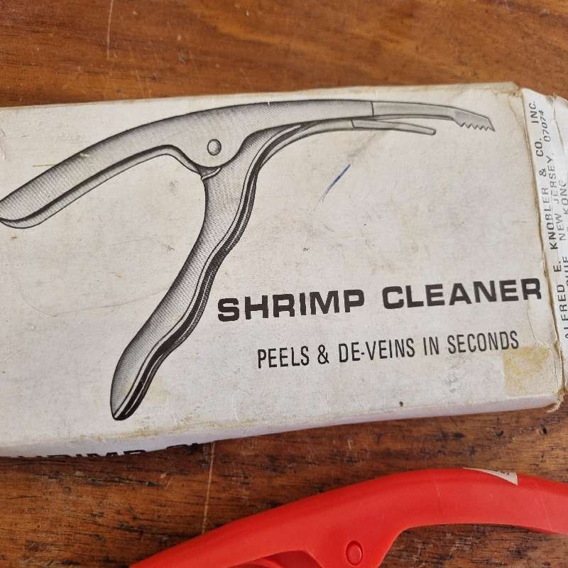 Vintage Shrimp Cleaner - Peels & De-veins in seconds - In original box