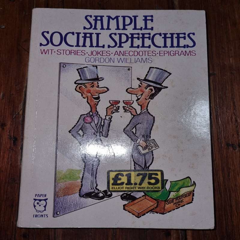 Sample Social Speeches - Gordon Williams