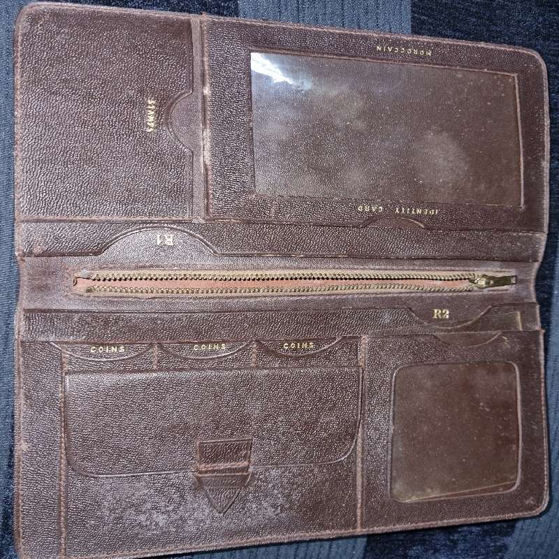 Vintage Purse with space for stamps and coins