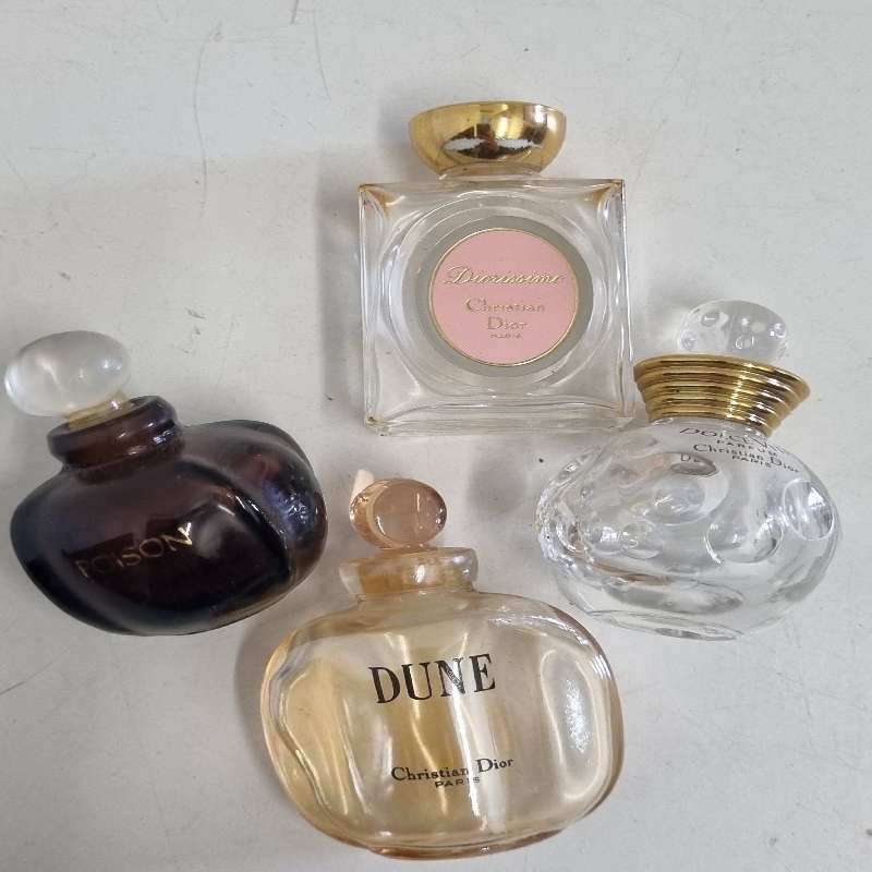 4 x Miniature Perfume bottles - Empty