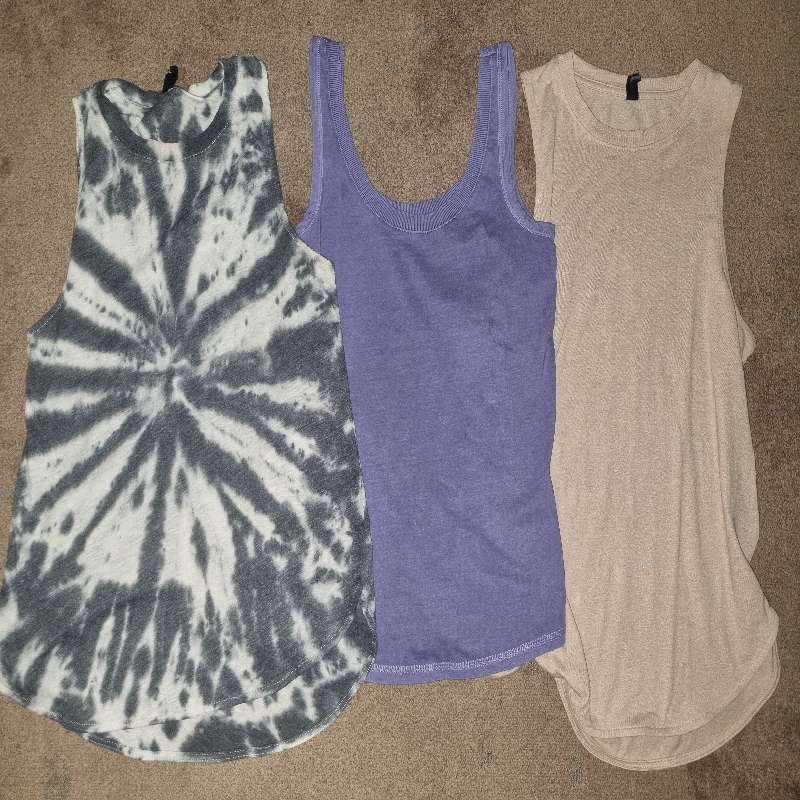 3 x Sleeveless Tops - Size S - Cotton On & other
