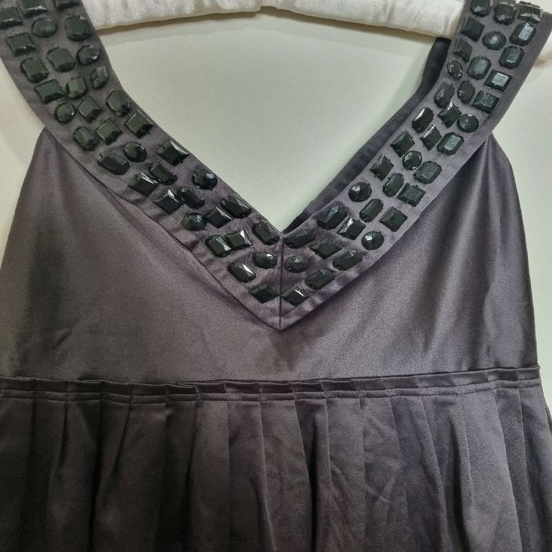 Zara Cocktail Dress - Dark Grey - Size S
