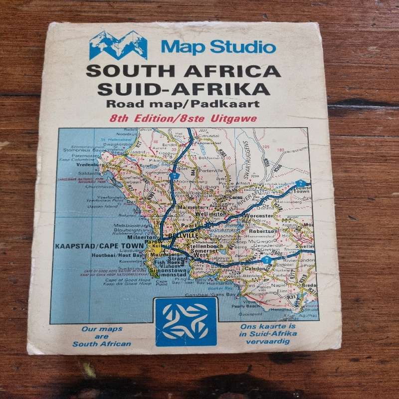 South Africa - Road Map / Padkaart