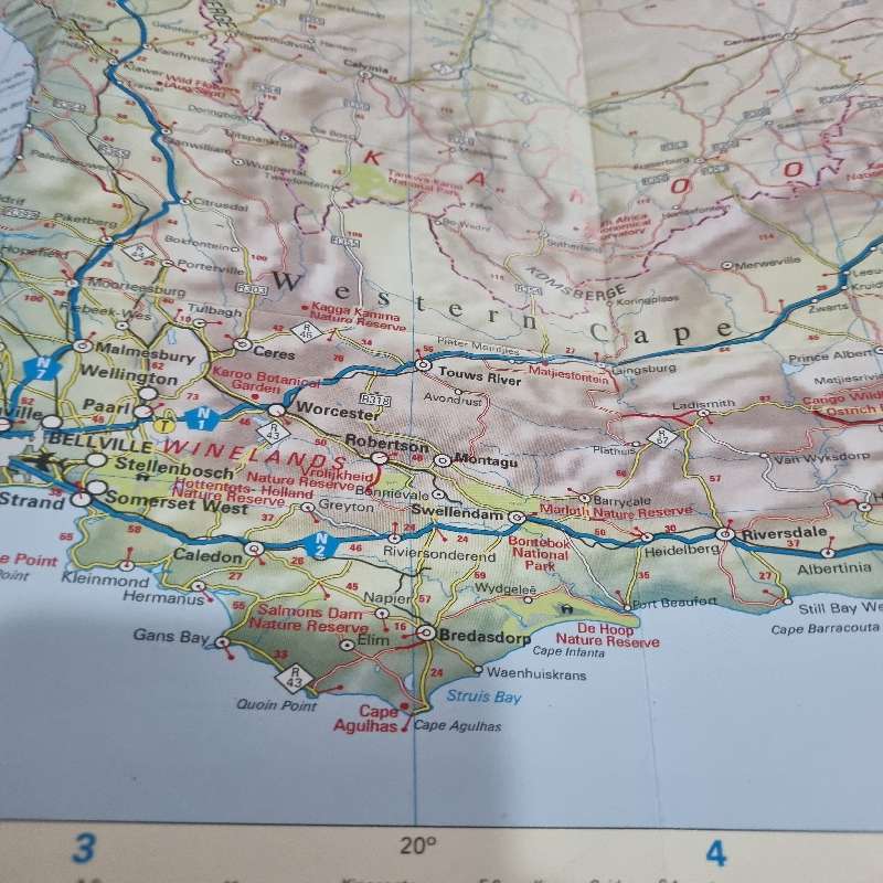 South Africa - Tourist Map 1:2 000 000
