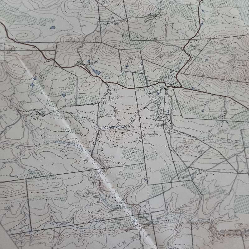 Vintage Andrieskraal Topographical Map - Scale 1:50 000 - 3324DC Andrieskraal