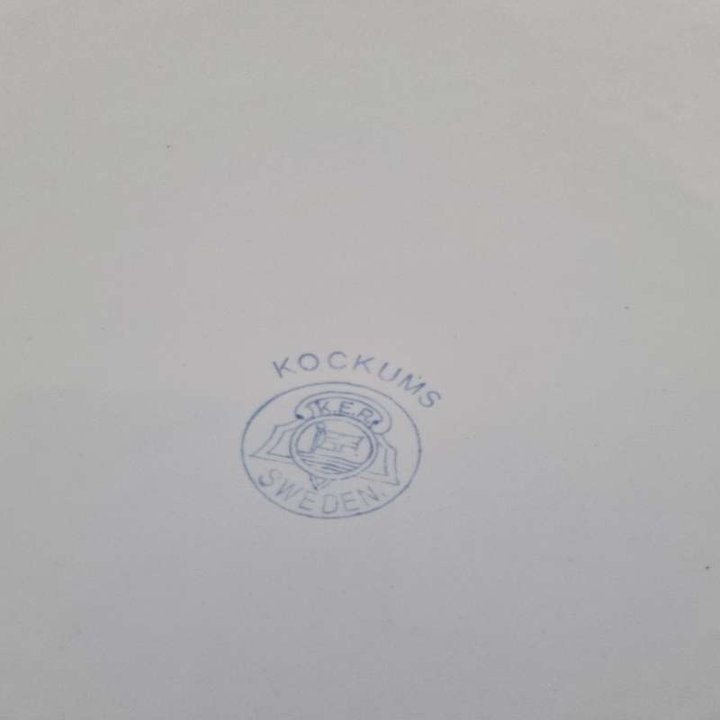 Vintage Enamel Bed Pan - Kockums - Sweden