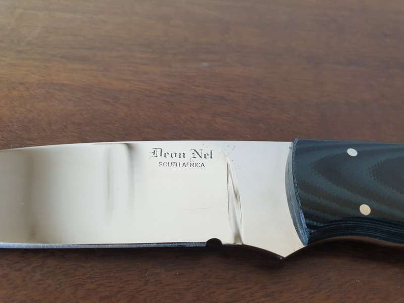 Handmade Deon Nel Knife