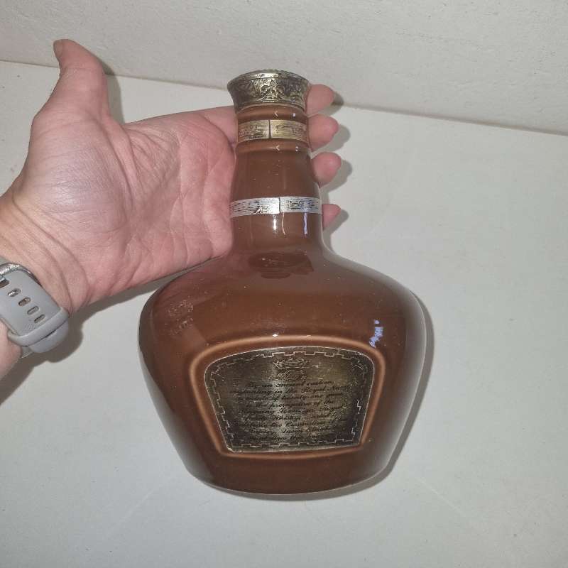 Vintage Royal Salute Scotch Whisky Bottle by Spode England