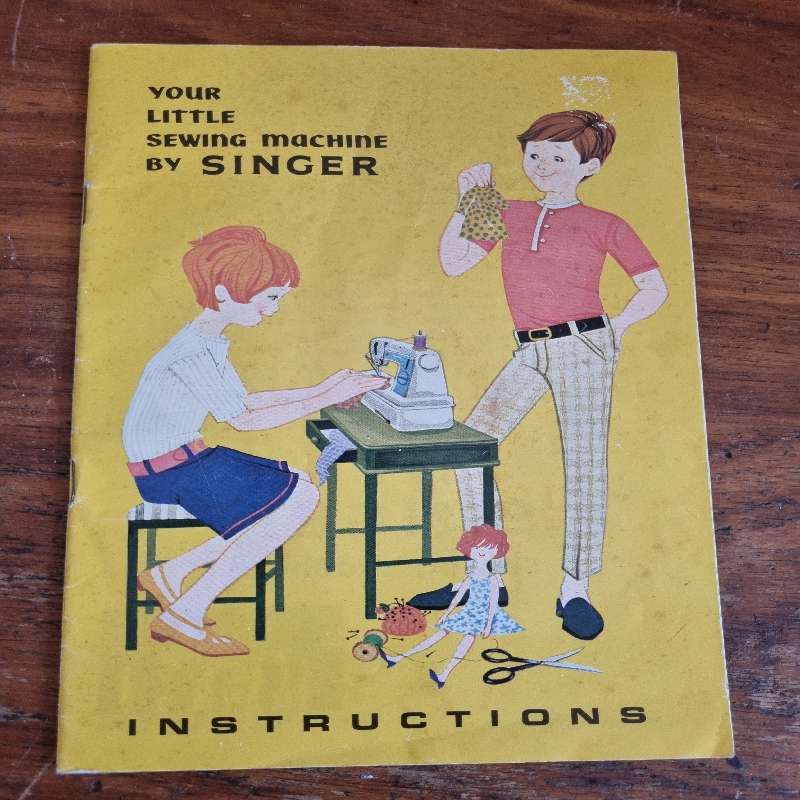 Your Little Sewing Machine by Singer - Instructions - Vintage Instruction Booklet