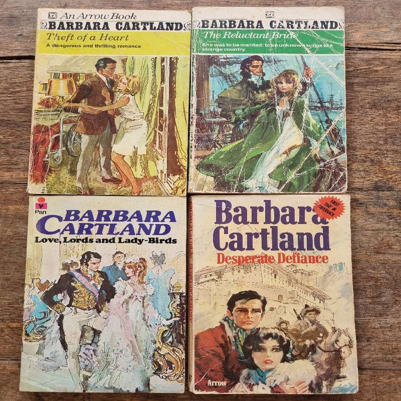 4 x Barbara Cartland books
