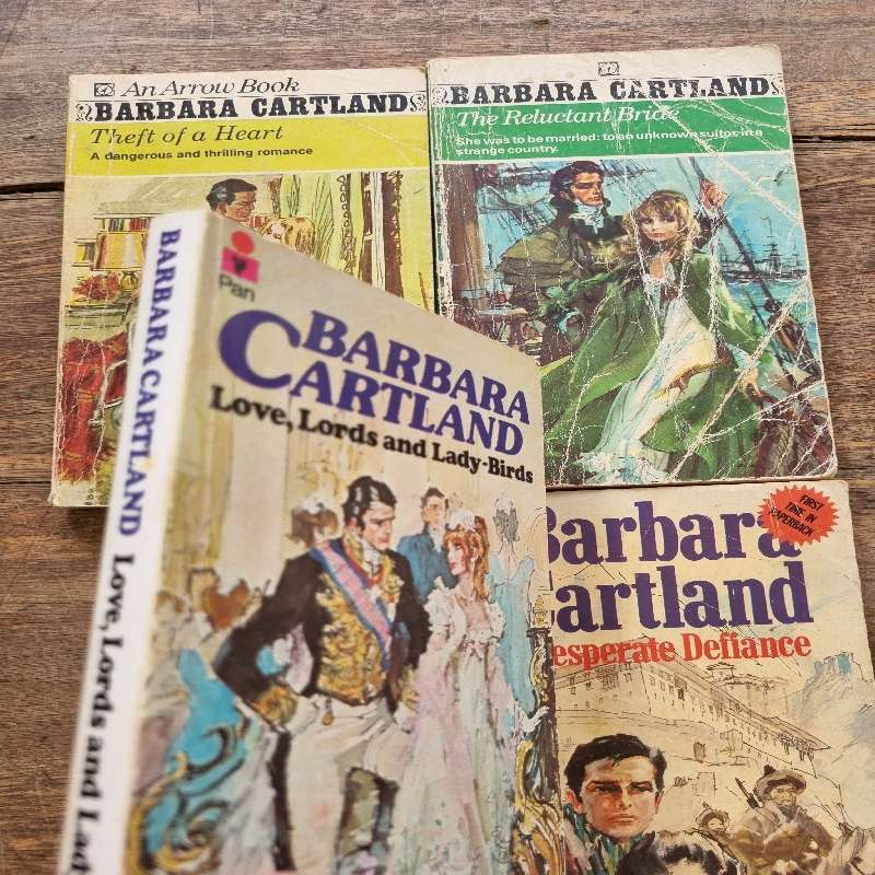 4 x Barbara Cartland books