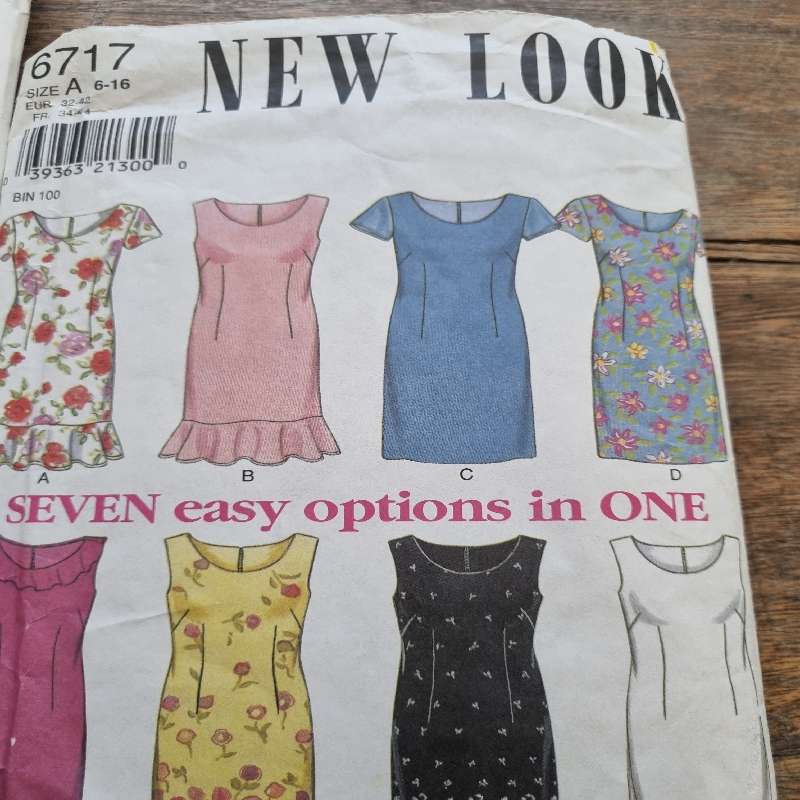 5 x New Look Dress Patterns