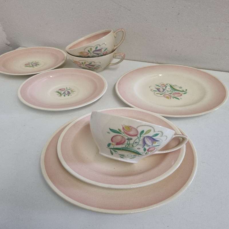 3 x Vintage Susie Cooper Trios - England