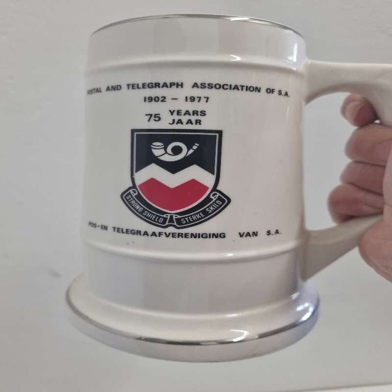 Postal and Telegraph Association of SA 1902 - 1977 - Beer Mug