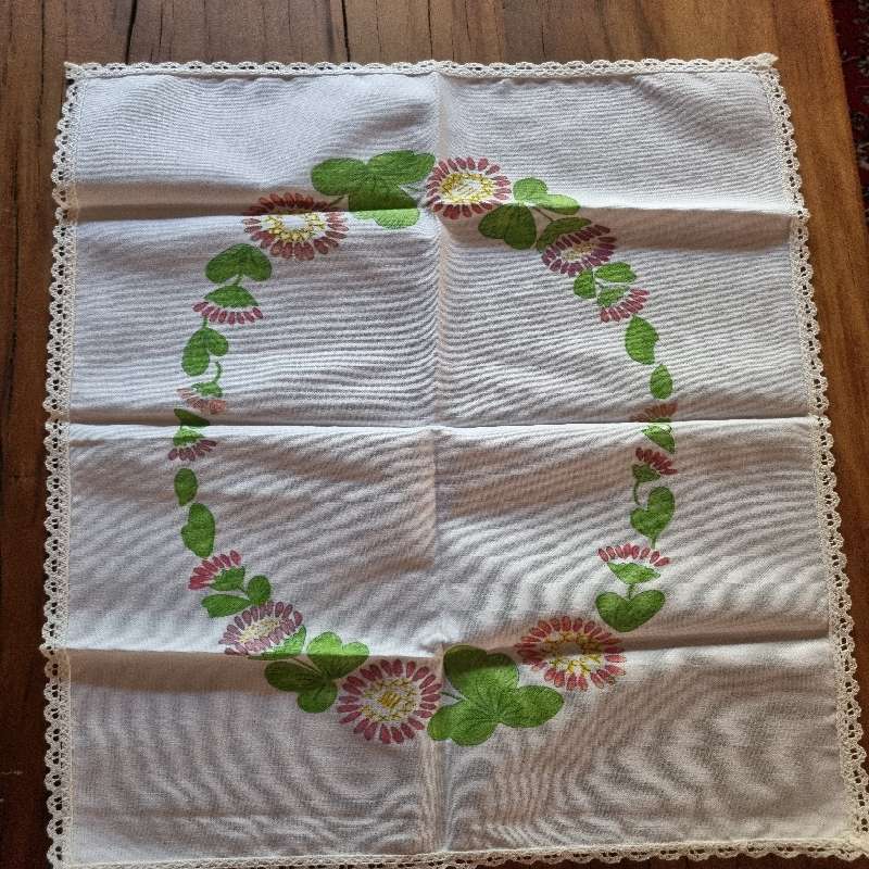 Vintage Tea Tray Cloth