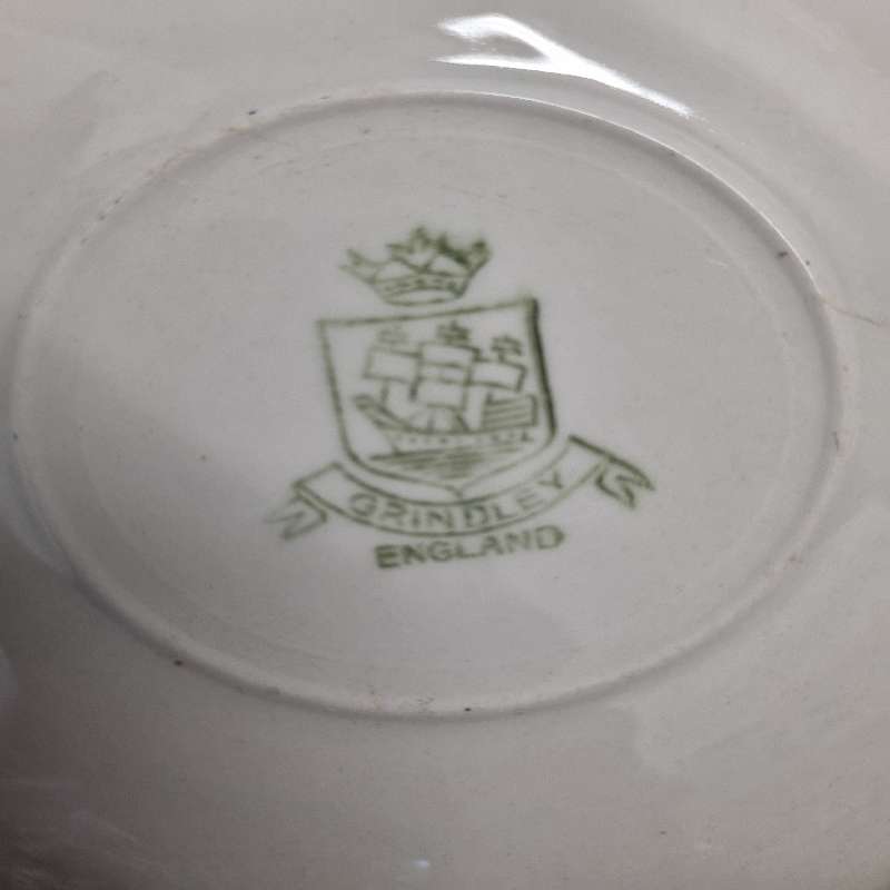 Vintage Grindley England Porcelain Cups and Saucers - 7 x Duo's