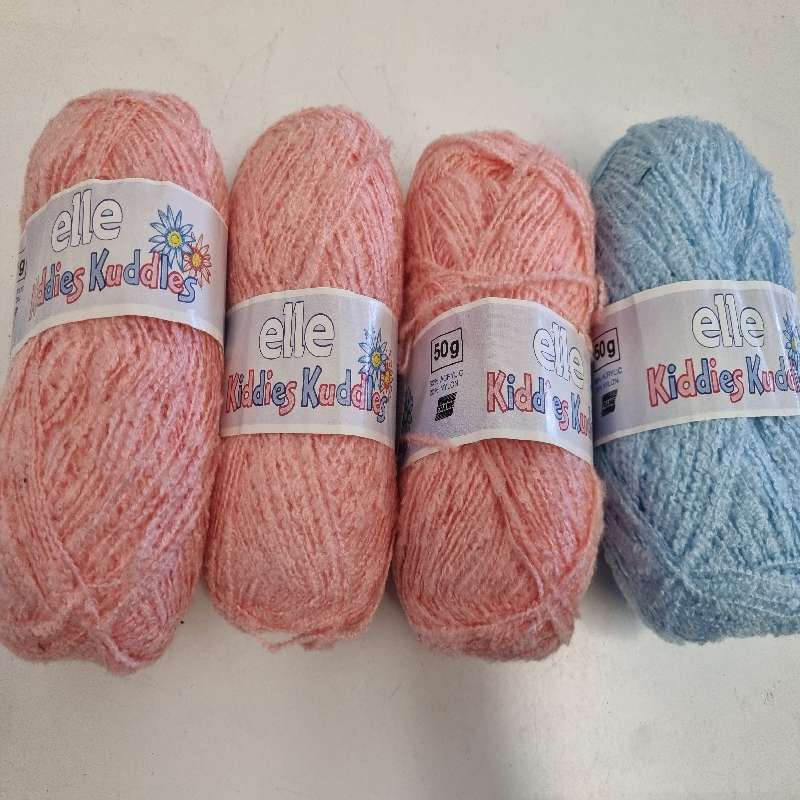 Elle Kiddies Kuddles 50g x 4 - Wool