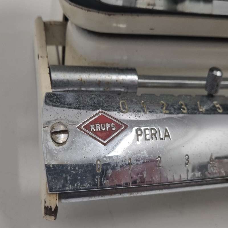 Vintage German 1950s Krups Perla Kitchen Scale