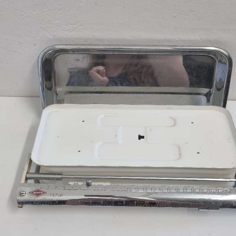 Vintage German 1950s Krups Perla Kitchen Scale