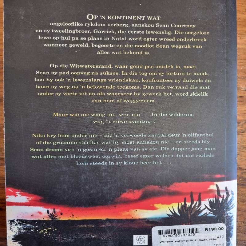 Wilbur Smith Afrikaans - Witwatersrand