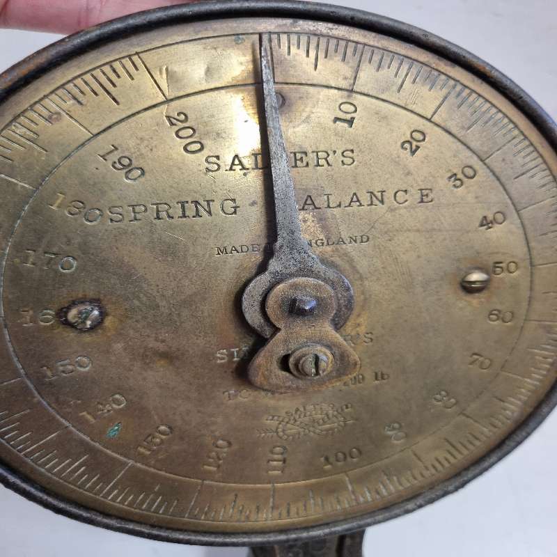 Antique Salter's Spring Balance - 200LB