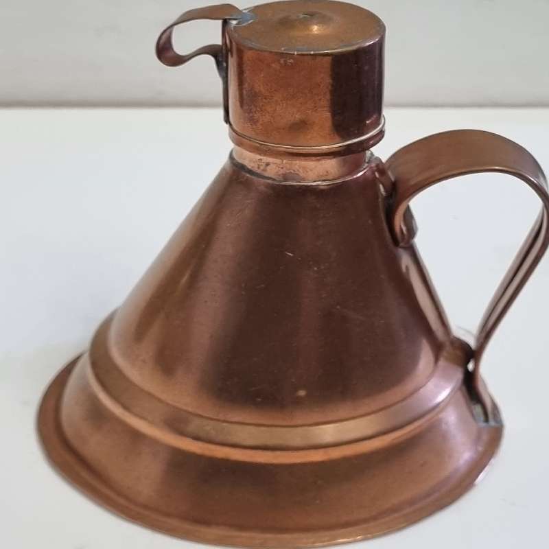 Vintage Miniature Copper Piet my Fluit kettle - Height - 11cm