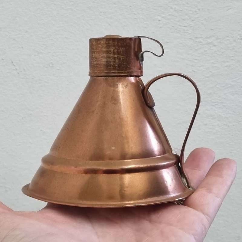 Vintage Miniature Copper Piet my Fluit kettle - Height - 11cm