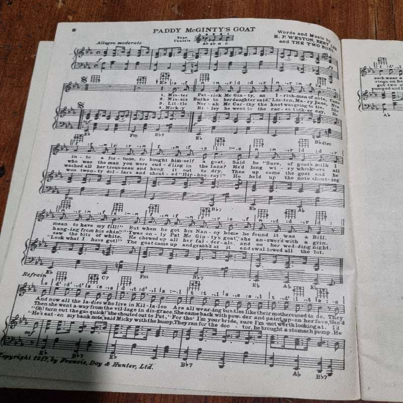 Francis & Day's Community Book of Irish Songs - Sheet music