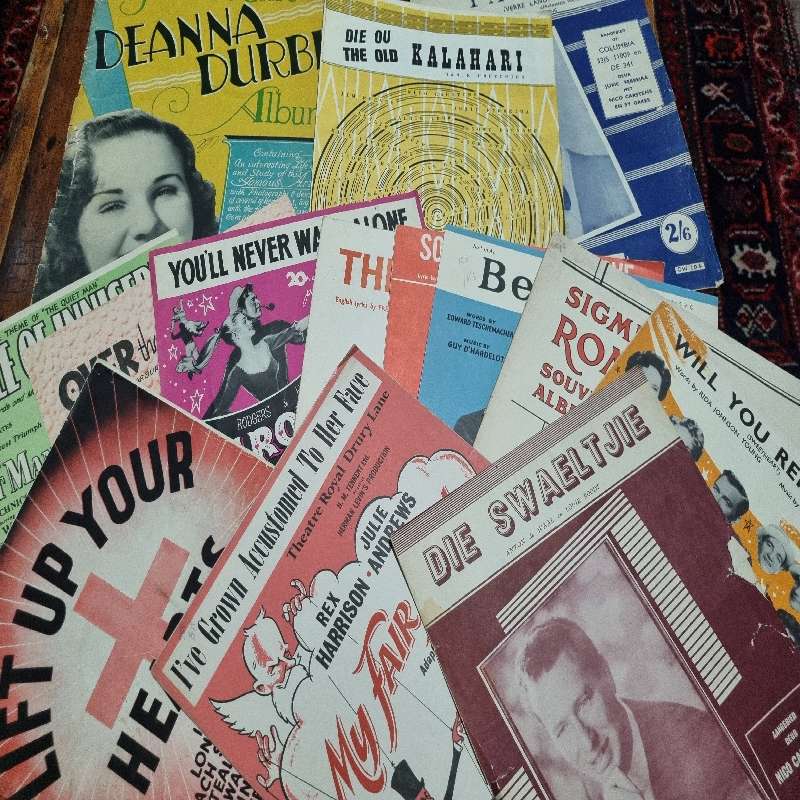 14 x Music Albums / Sheet music - Bladmusiek