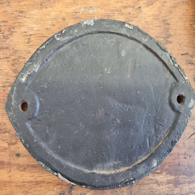 Antique Safe Badge - Cast Iron - Chubb's Fire Resisting Safe - London