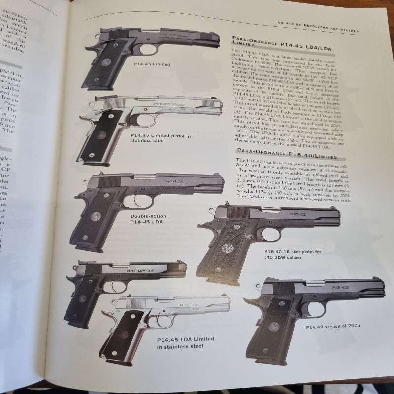 The Complete Encyclopedia of Pistols and Revolvers - A.E. Hartink - Large Heavy book