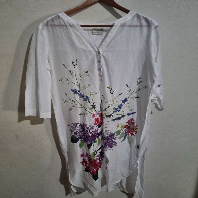 Earthaddict Dress - Size 36 - 100% Cotton - Never worn