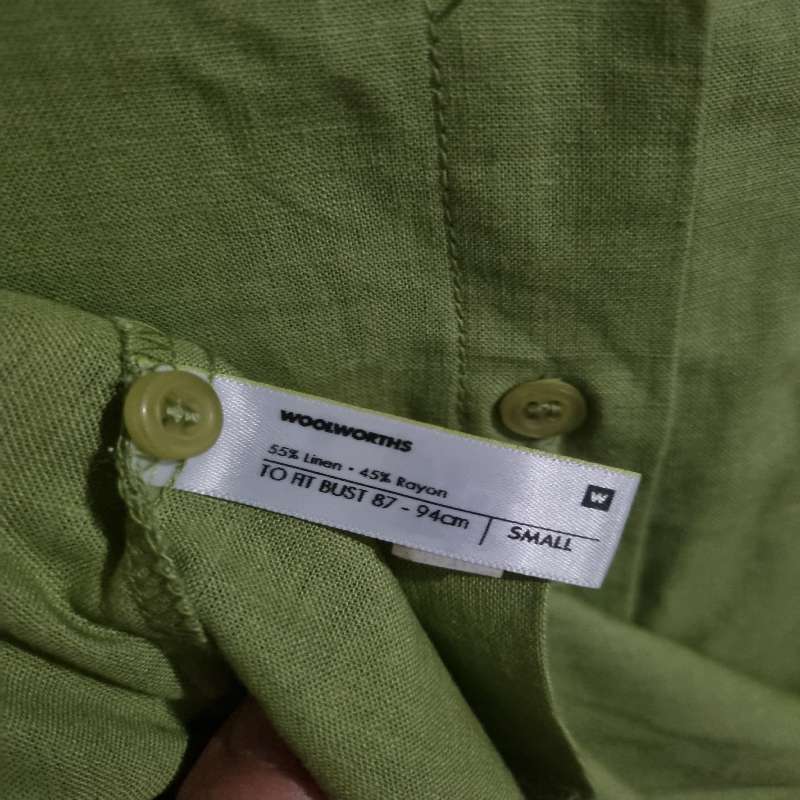 Woolworths Green shirt - Size S