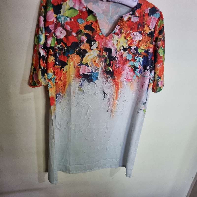 Colourful Summer Dress - Size L