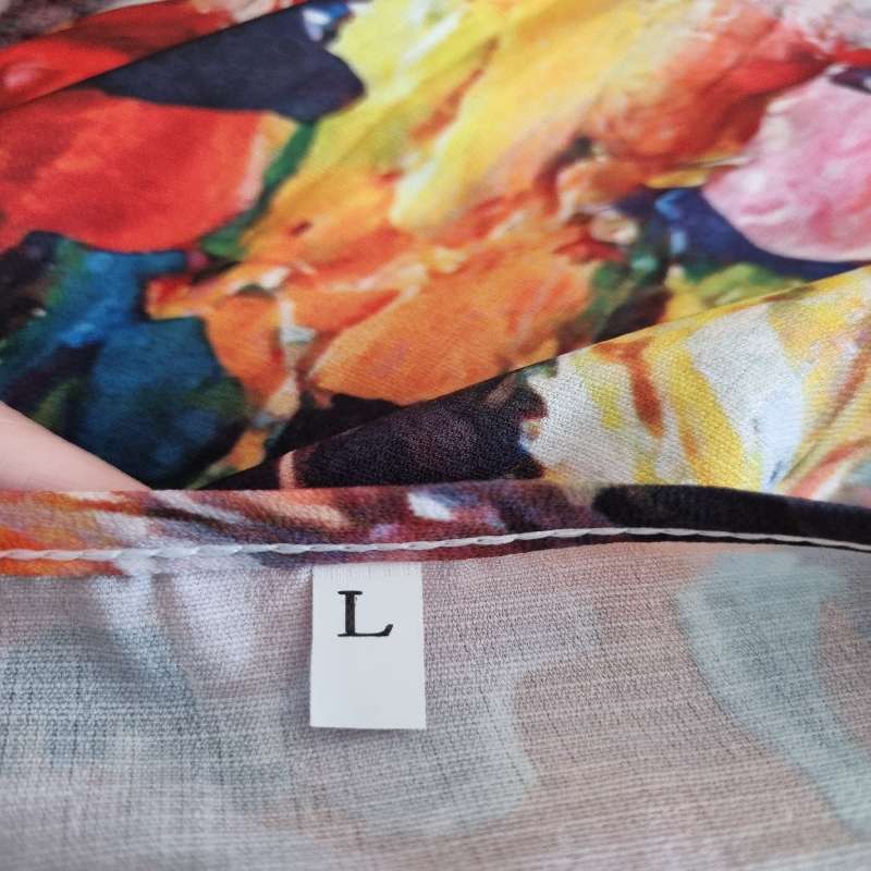 Colourful Summer Dress - Size L
