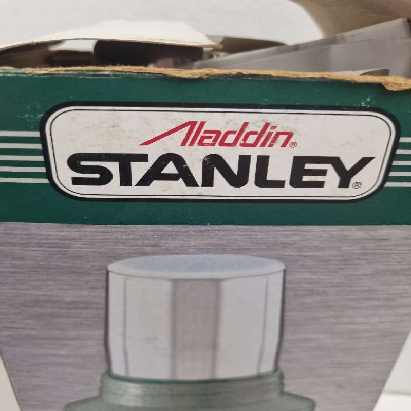Vintage Aladdin Stanley 1.9 Litre Steel Vacuum Flask in Original Packaging