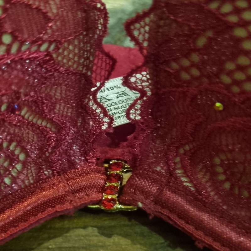 Red Strapless Wonderbra and Black Triumph Bra - Both Size 34C